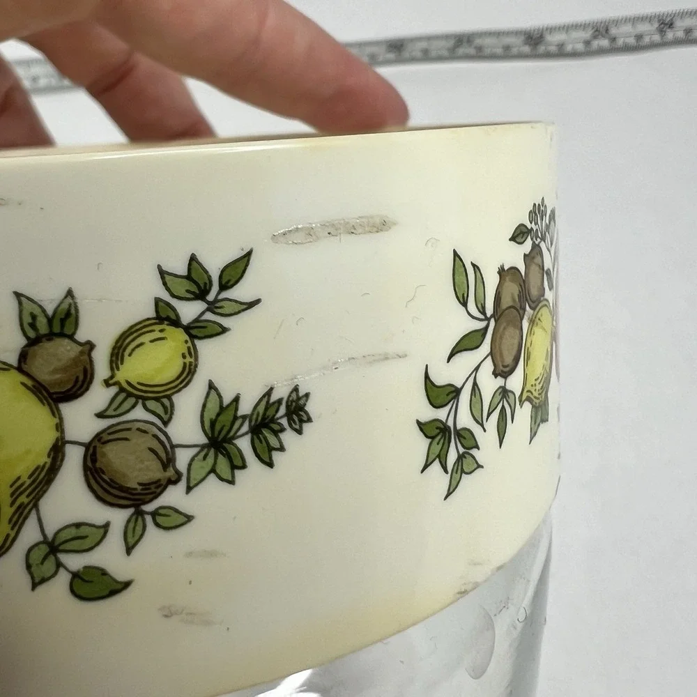 PYREX Spice of Life Round Glass Canister with Lid 4